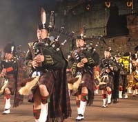 Scottish pipe band
